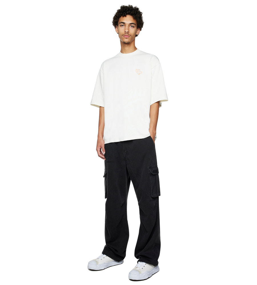 Outline Boxy fit T-shirt Cannoli/ Dusty Orange