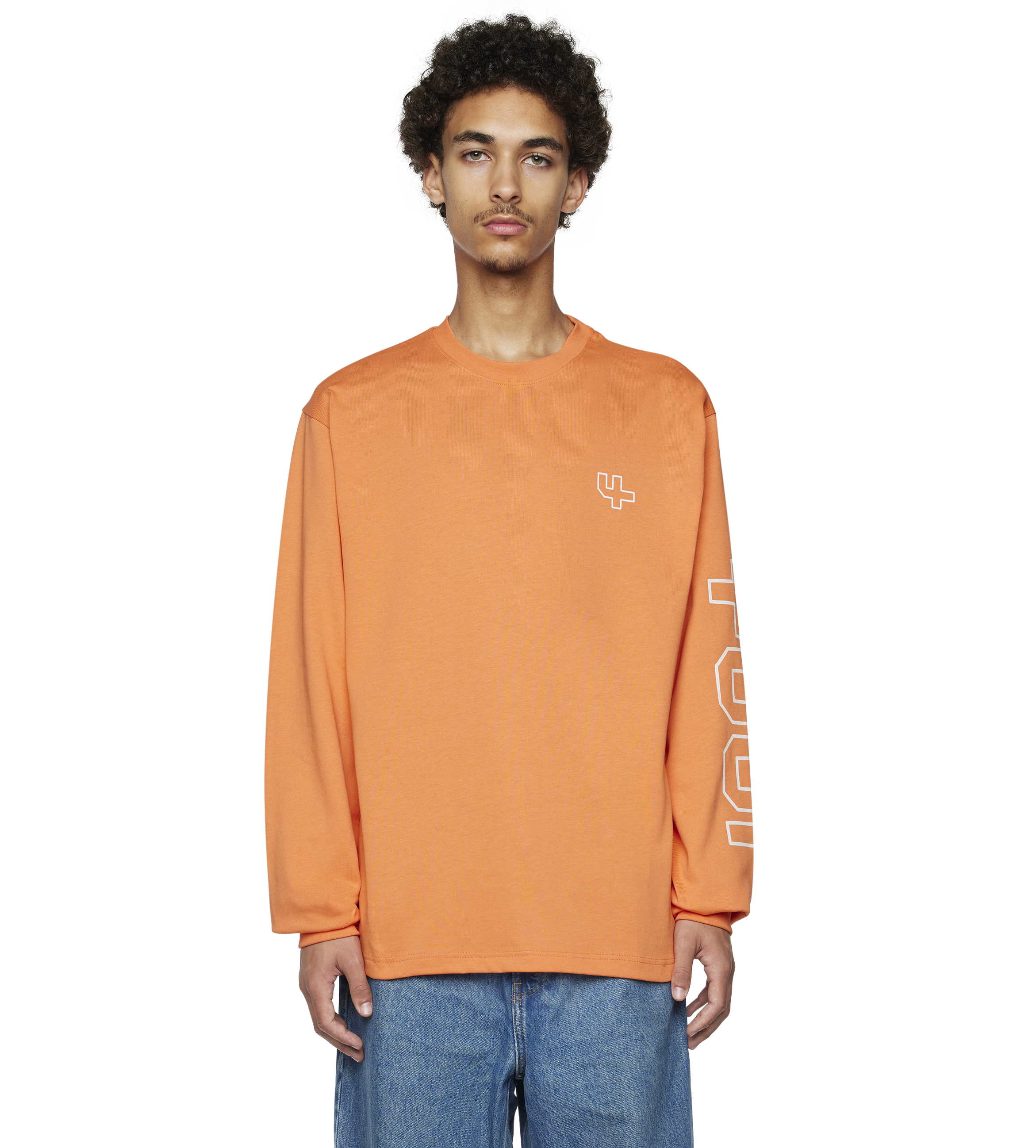 Outline Longsleeve Dusty Orange/ Cannoli
