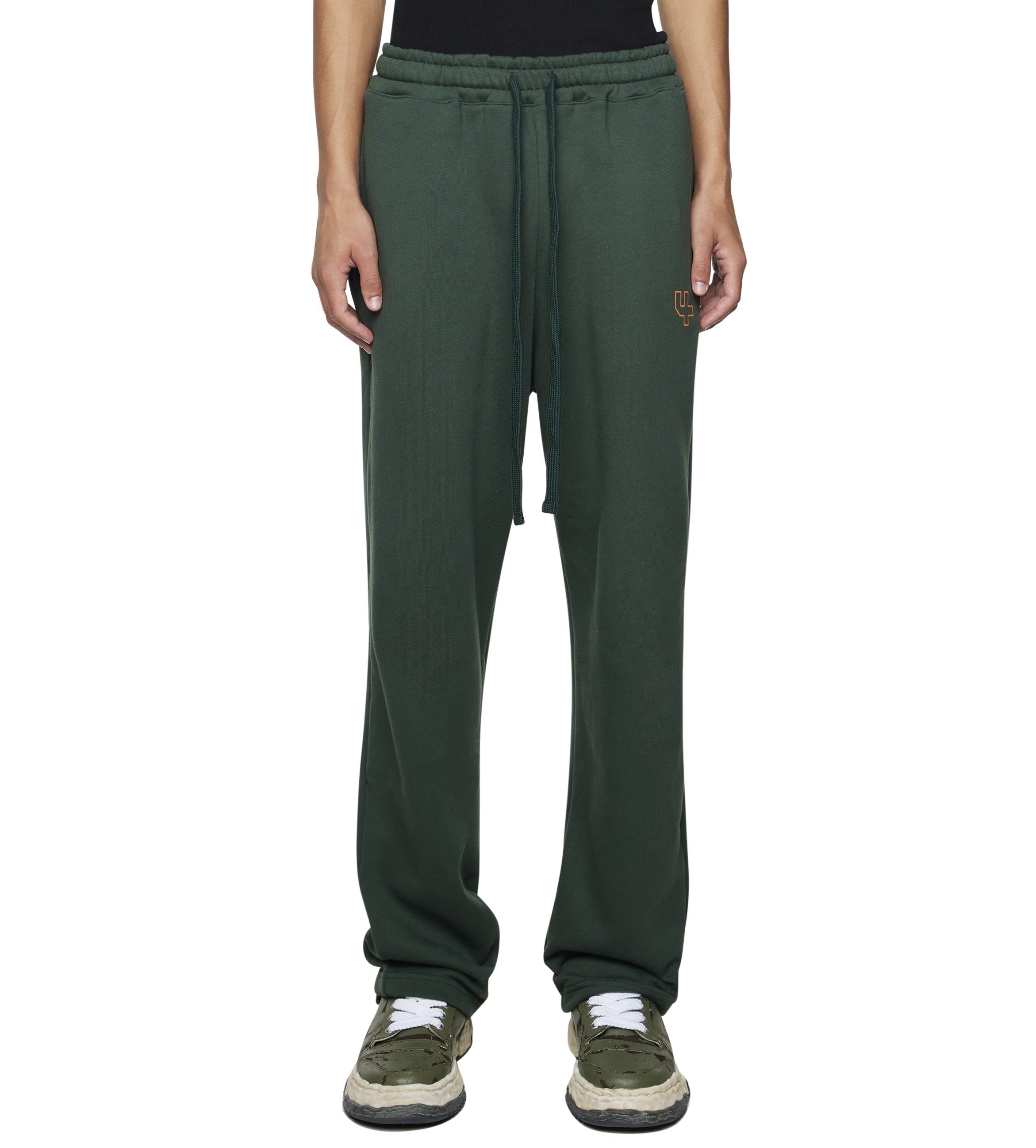 Outline Straight Leg Deep Forest/ Dusty Orange