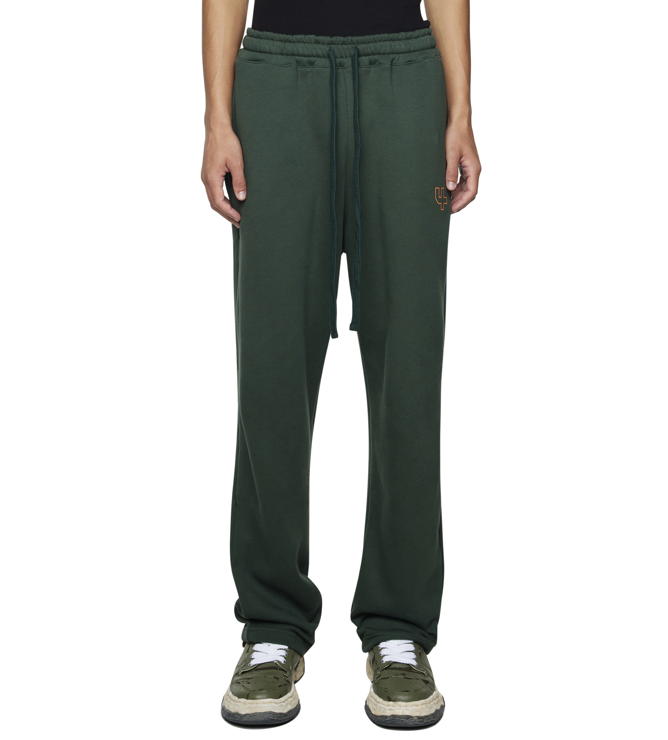 Outline Straight Leg Deep Forest/ Dusty Orange