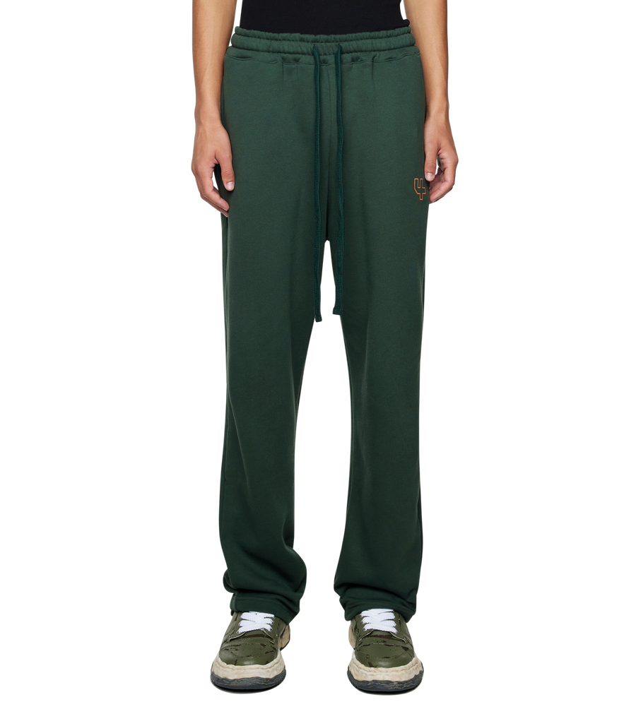 Outline Straight Leg Deep Forest/ Dusty Orange