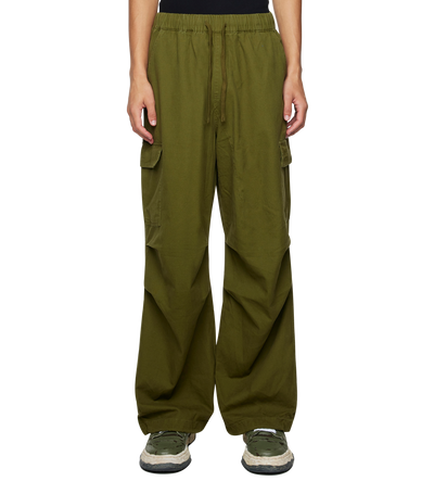 Parachute Pants All Dark Green
