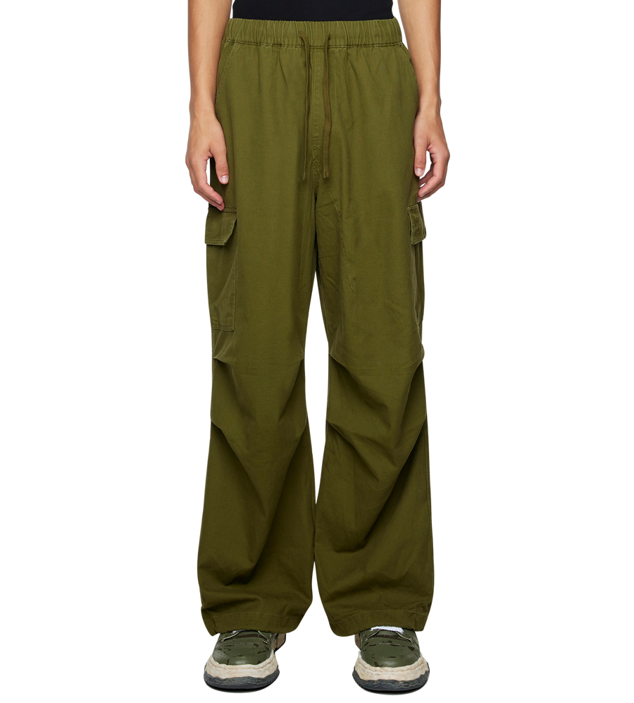 Parachute Pants All Dark Green