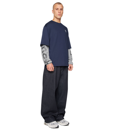 Four Everyone DL Longsleeve Blue D / Grey
