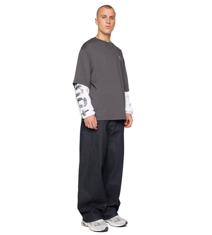 Four Everyone DL Longsleeve White/ Asphalt
