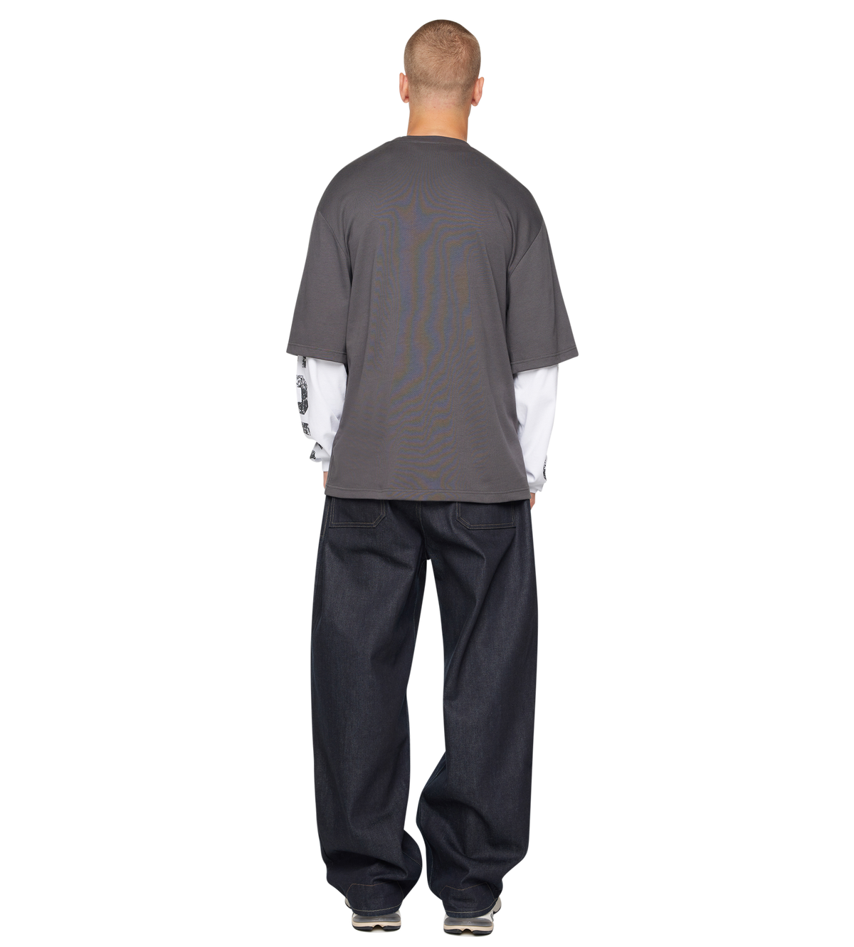 Four Everyone DL Longsleeve White/ Asphalt