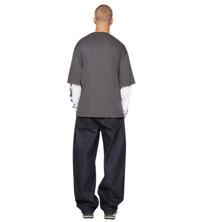 Four Everyone DL Longsleeve White/ Asphalt