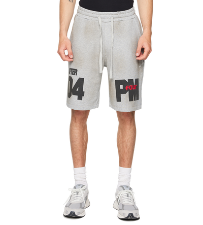 After 4PM Washed Shorts Grey Melange