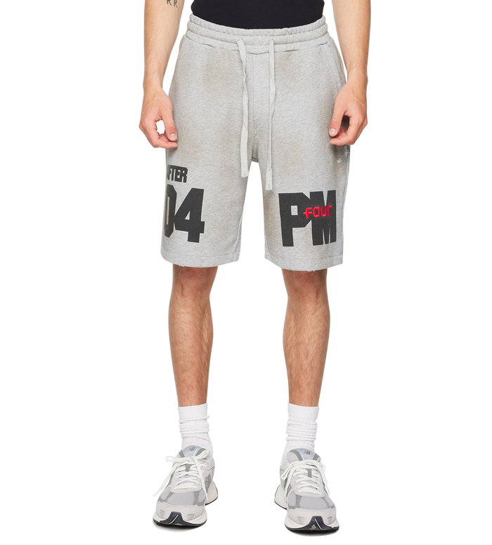 After 4PM Washed Shorts Grey Melange