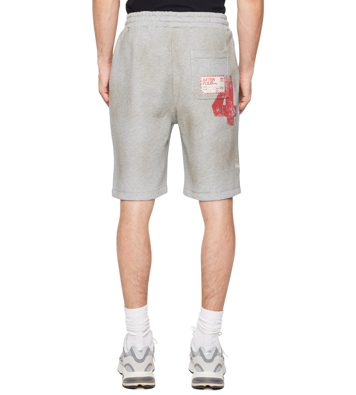 After 4PM Washed Shorts Grey Melange
