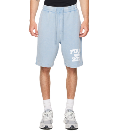After 4PM Waffle Shorts Washed Light Blue