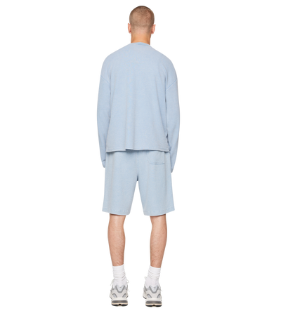 After 4PM Waffle Longsleeve Washed Light Blue