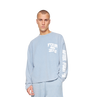 After 4PM Waffle Longsleeve Washed Light Blue