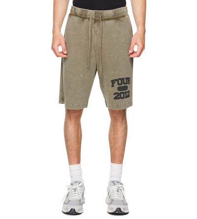 After 4PM Waffle Shorts Washed Olive