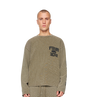 After 4PM Waffle Longsleeve Washed Olive
