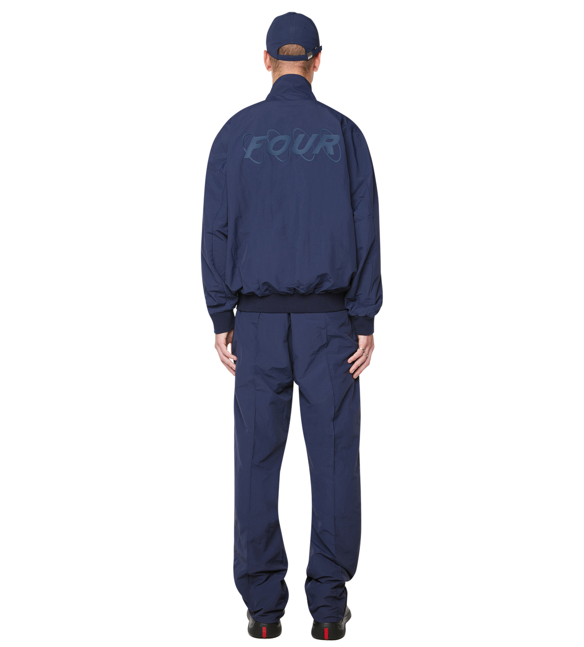 Circles Track Jacket Navy