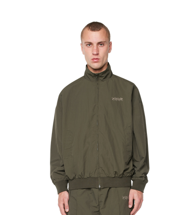 Circles Track Jacket Dark Green
