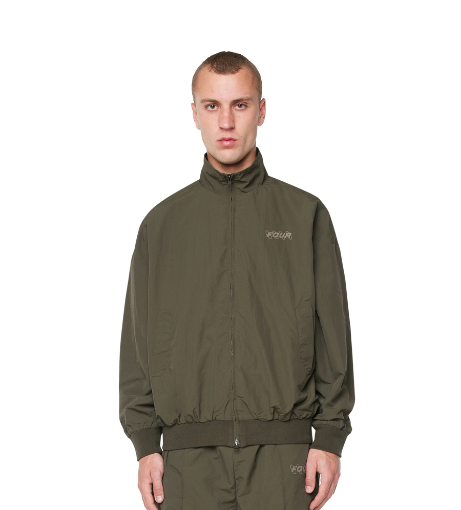 Circles Track Jacket Dark Green