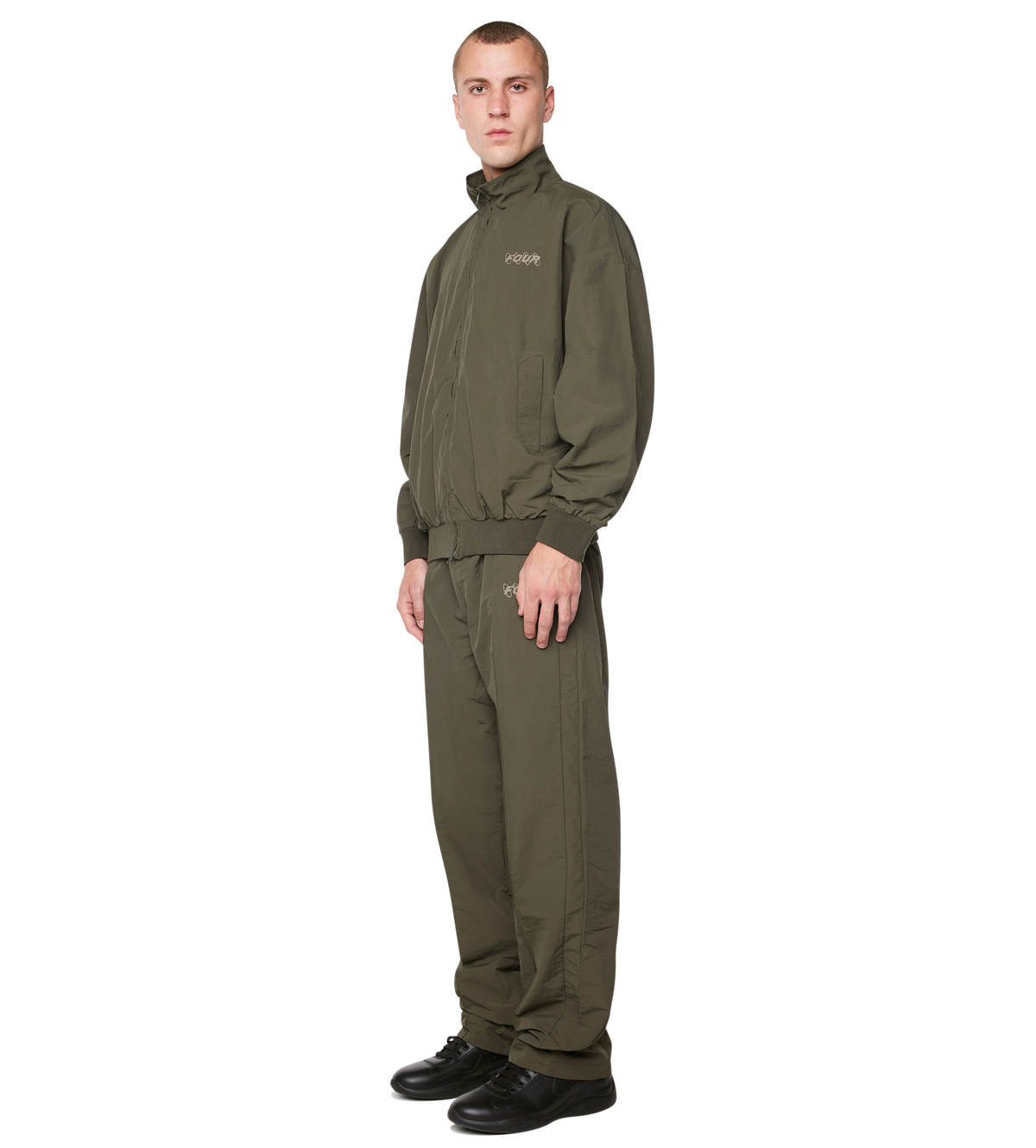 Circles Track Jacket Dark Green