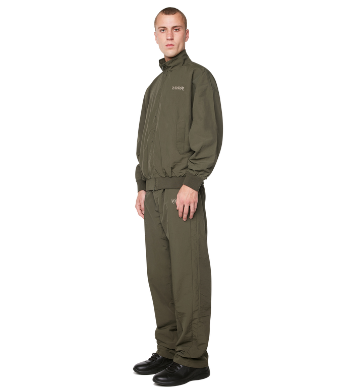 Circles Track Jacket Dark Green