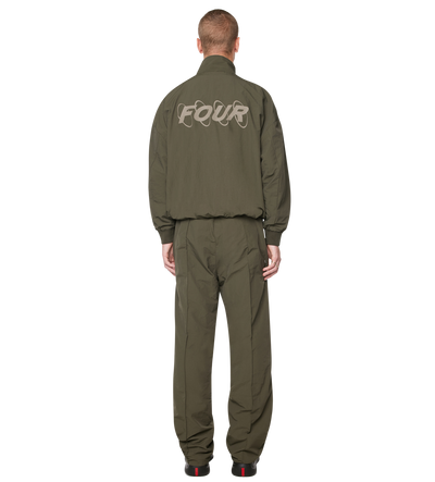 Circles Track Jacket Dark Green
