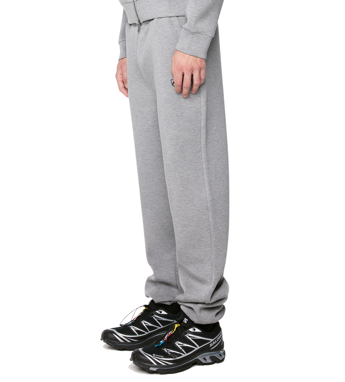 Circles Scuba Sweatpants Grijs Melange