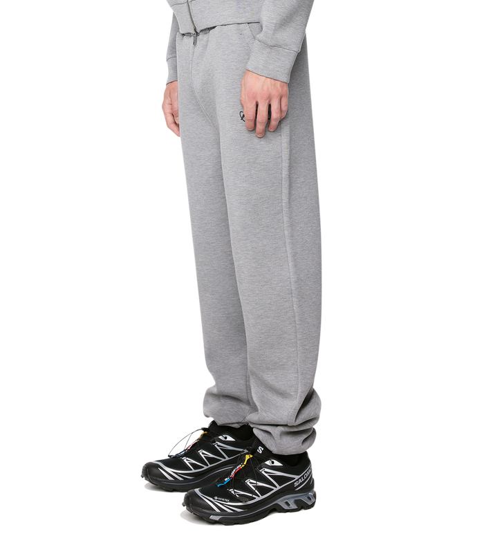 Circles Scuba Cuffed Sweatpants Grey Melange