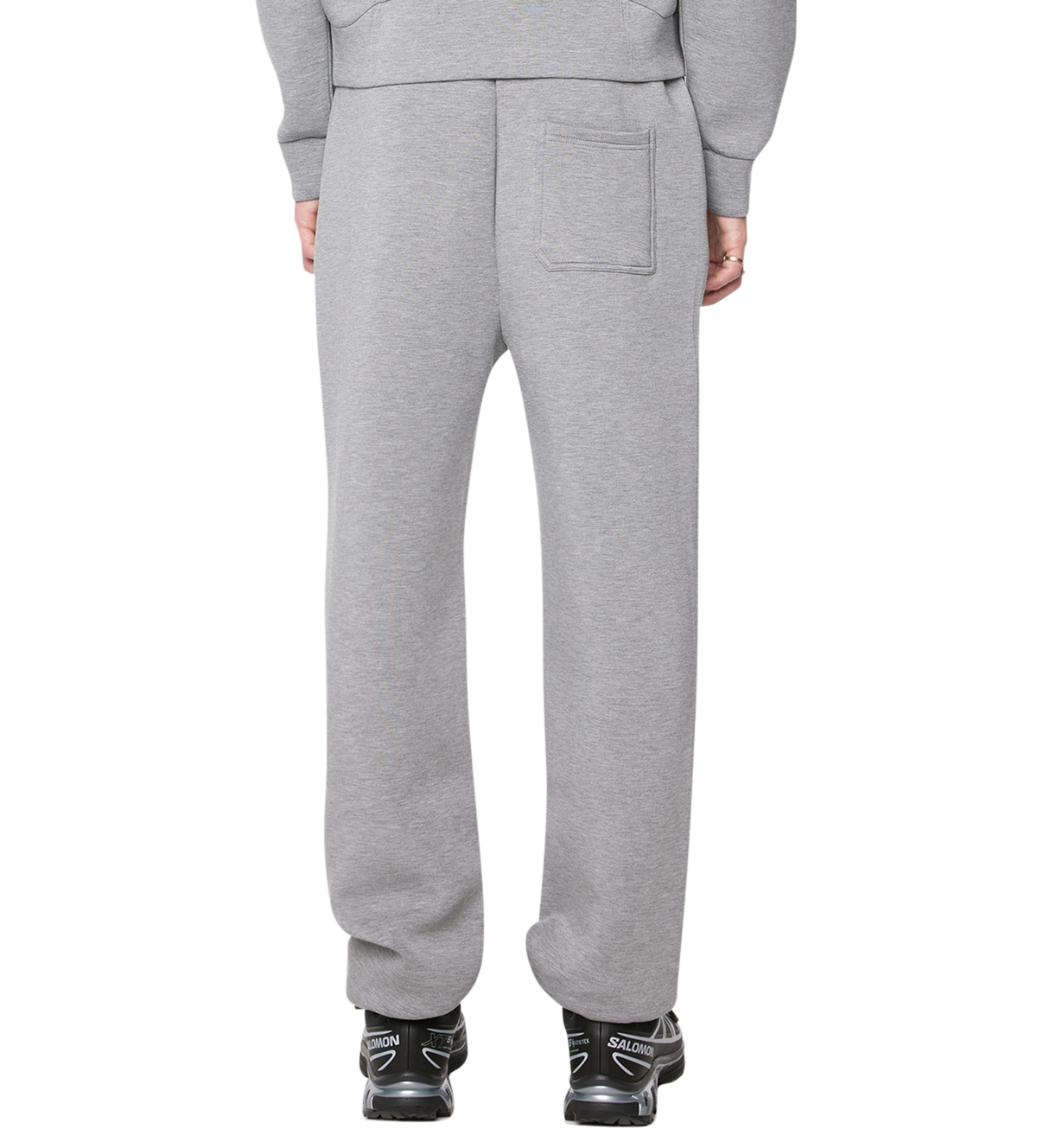 Circles Scuba Sweatpants Grijs Melange