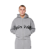 Circles Scuba Zip Up Hoodie Grijs Melange