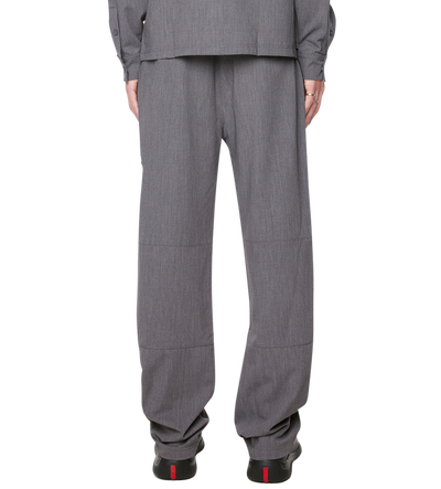 Script Logo Suit Trousers Dark Grey