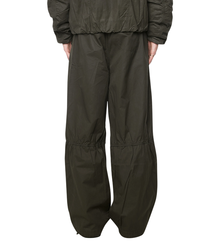 Logo Double Layered Pants Green