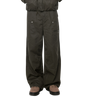 Logo Double Layered Pants Green