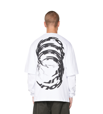 Rotation Double Layered Longsleeve Wit