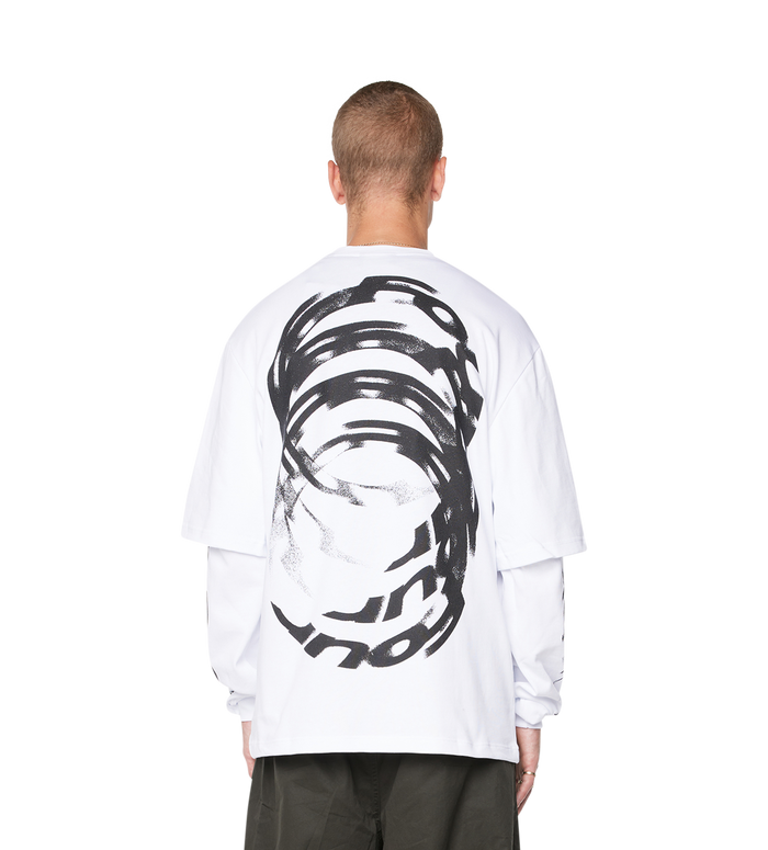 Rotation Double Layered Longsleeve Wit