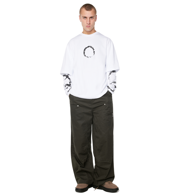 Rotation Double Layered Longsleeve Wit