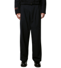 Script Logo Wool Pants Navy