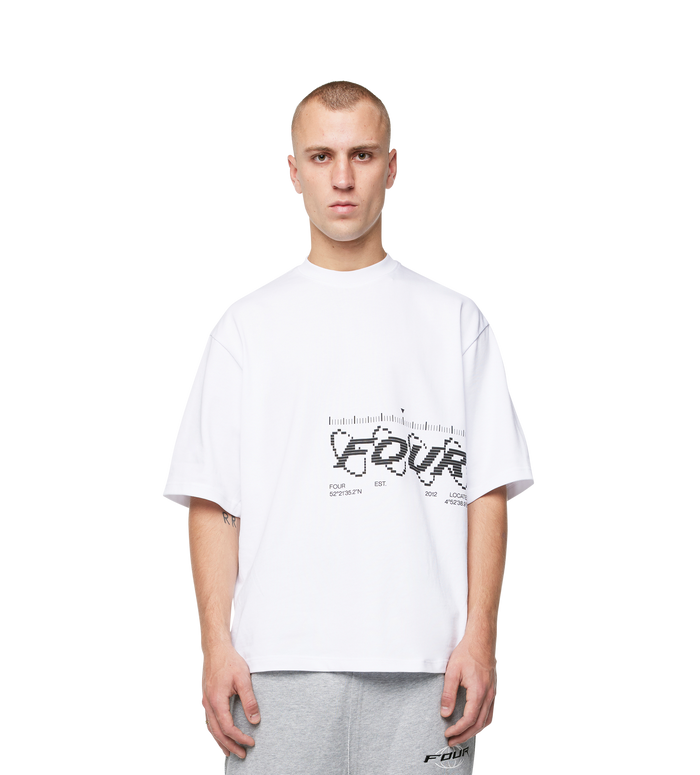 Map Logo Boxy T-Shirt White