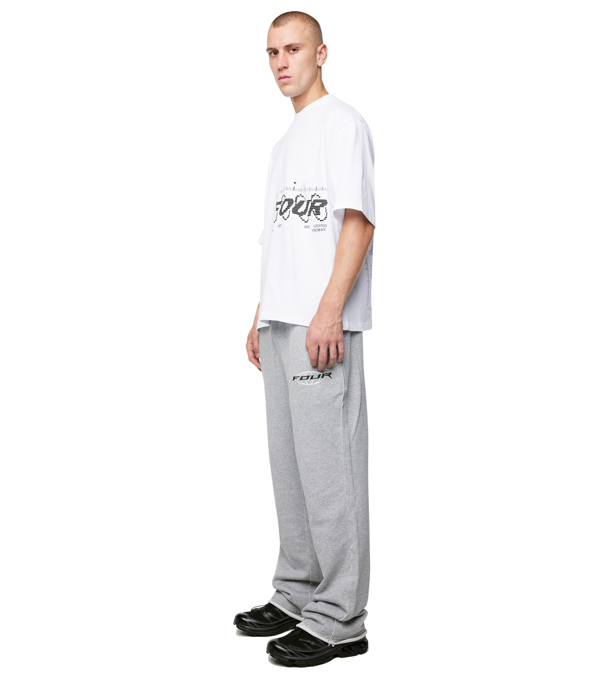 Map Logo Boxy T-Shirt White