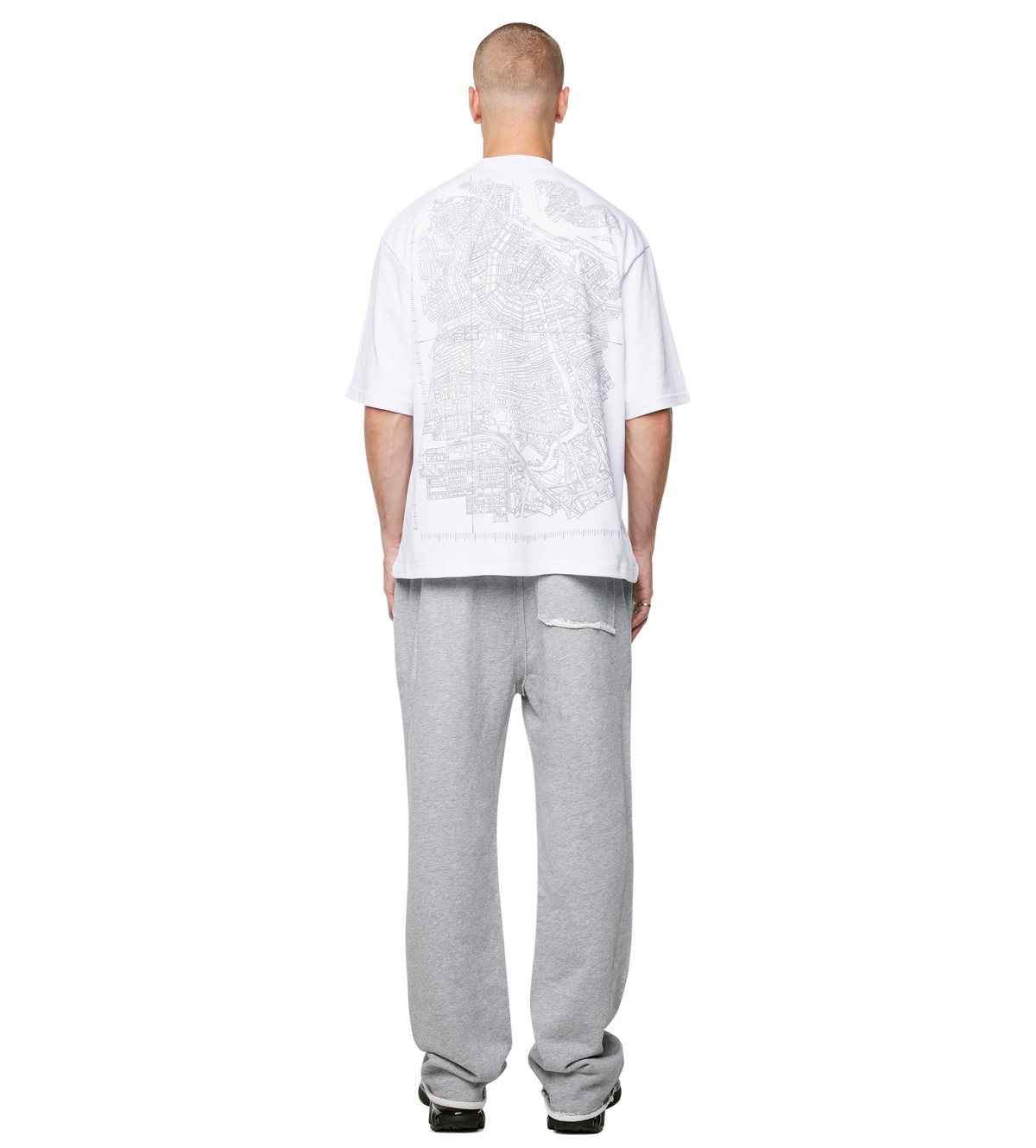 Map Logo Boxy T-Shirt White