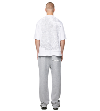 Map Logo Boxy T-Shirt White