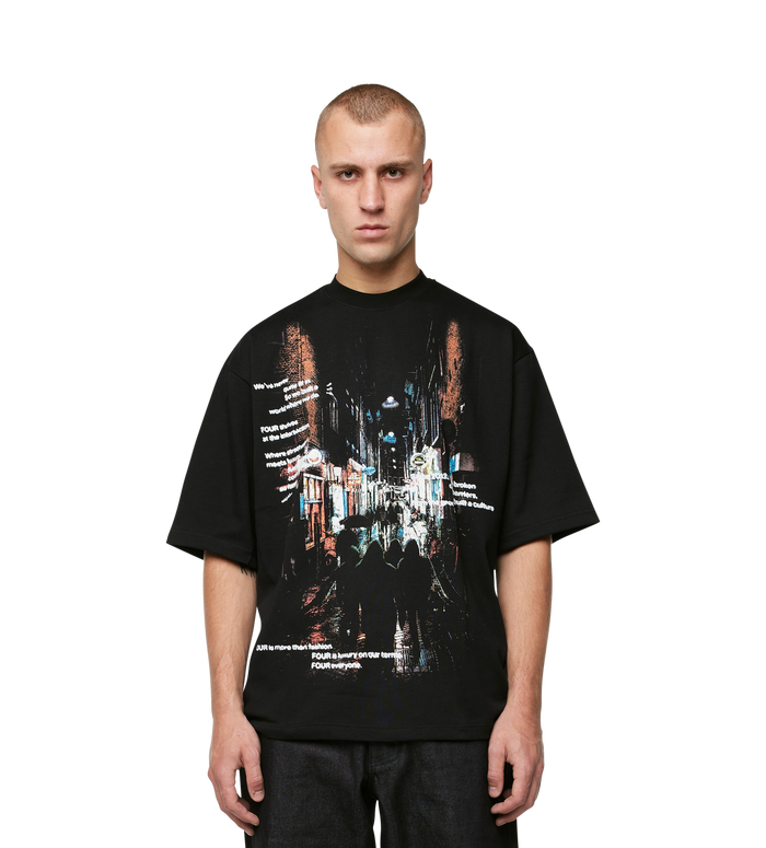 Souvenir Boxy T-Shirt Black