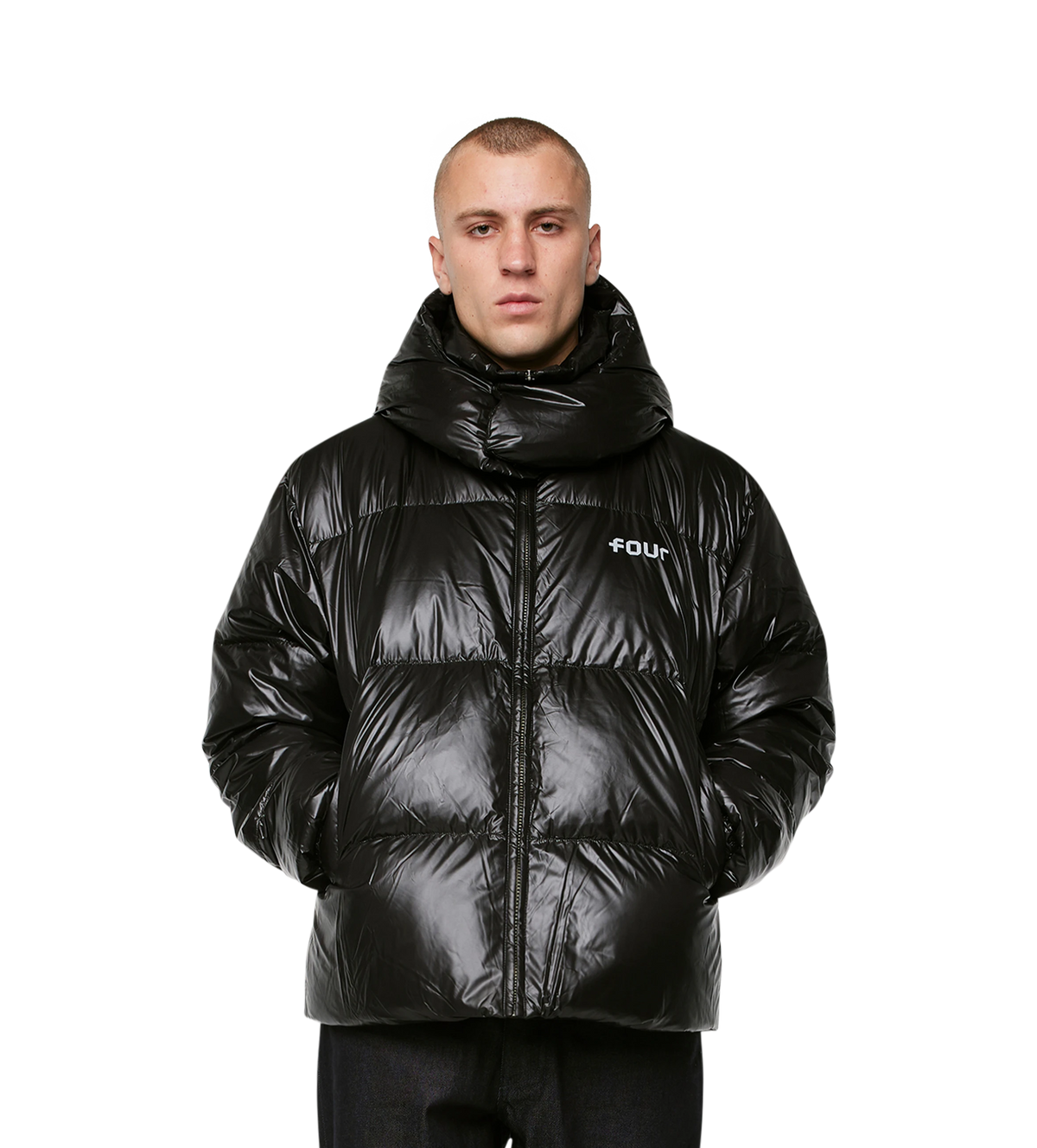 Logo LW Puffer Jacket Black