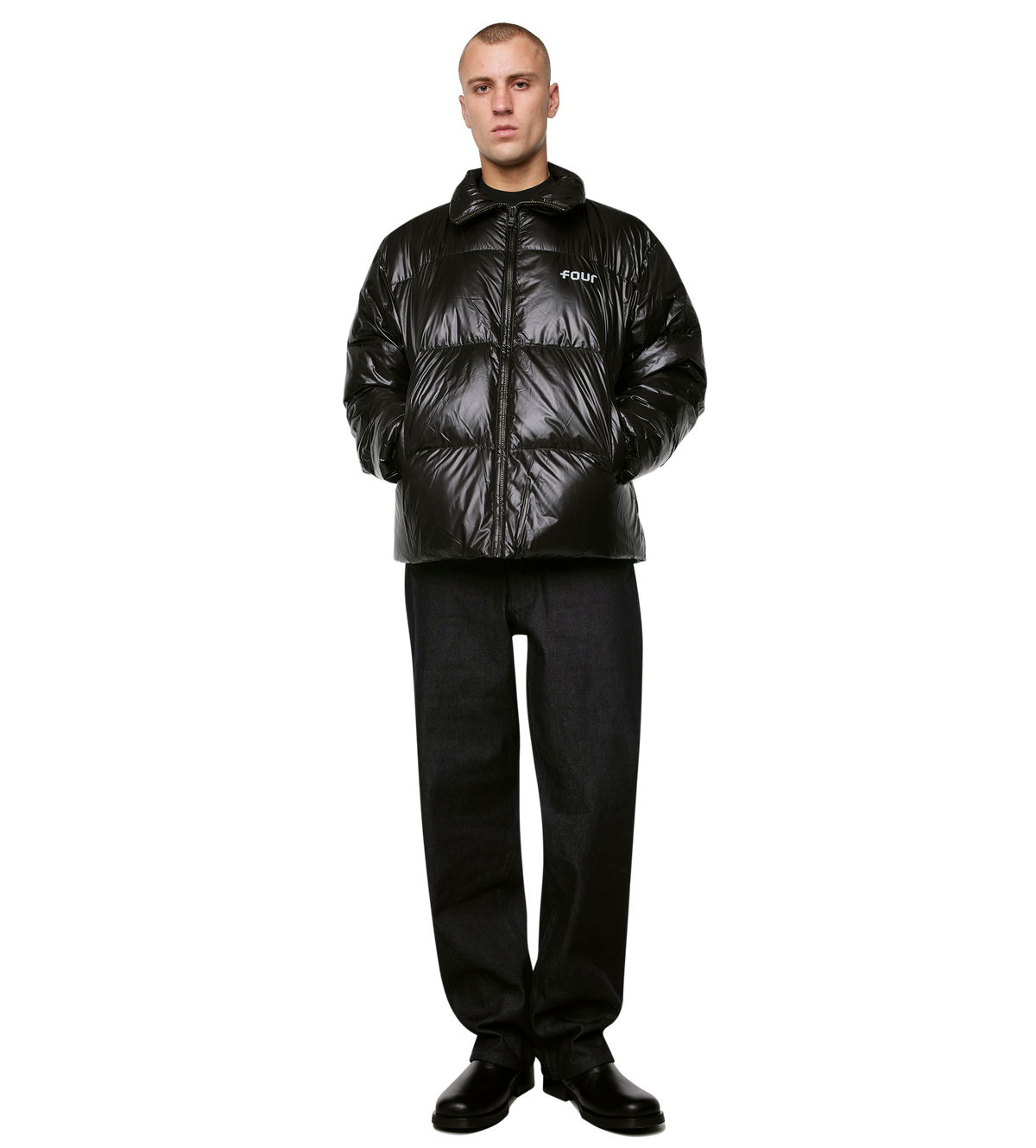 Logo LW Puffer Jacket Black
