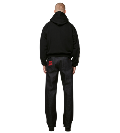 Amsterdam Souvenir Double Layered Hoodie Black