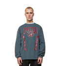 Arrow Logo Boxy Longsleeve Washed Black
