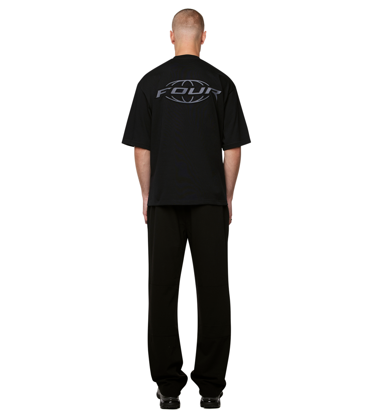Orbit Boxy T-Shirt Zwart