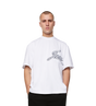 Script Boxy Pocket T-Shirt White