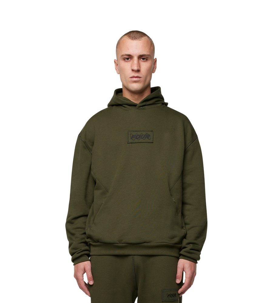 Inside Out Hoodie Green