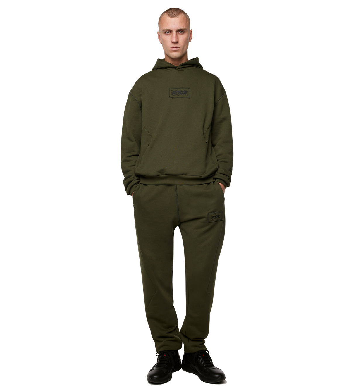 Inside Out Hoodie Groen