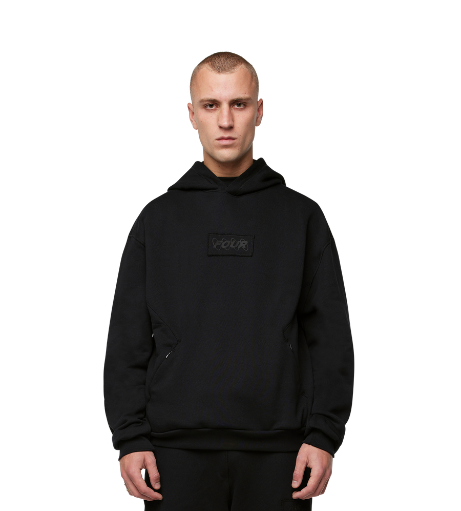 Inside Out Hoodie Black